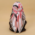Foulard Carré Satin Graphique · Scarf — 90×90