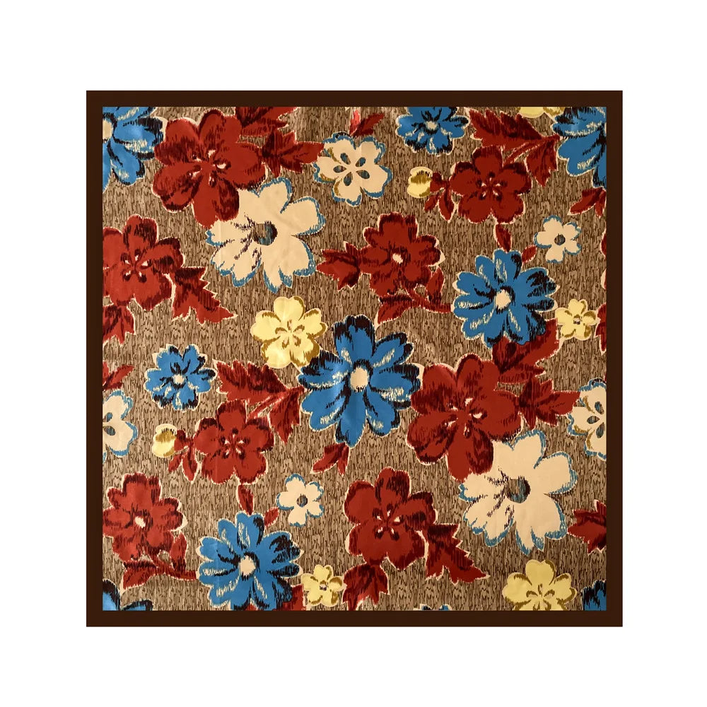 Foulard Carré Satin Graphique · Scarf — 90×90