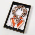 Foulard 70×70 — Imprimé Floral Bohème