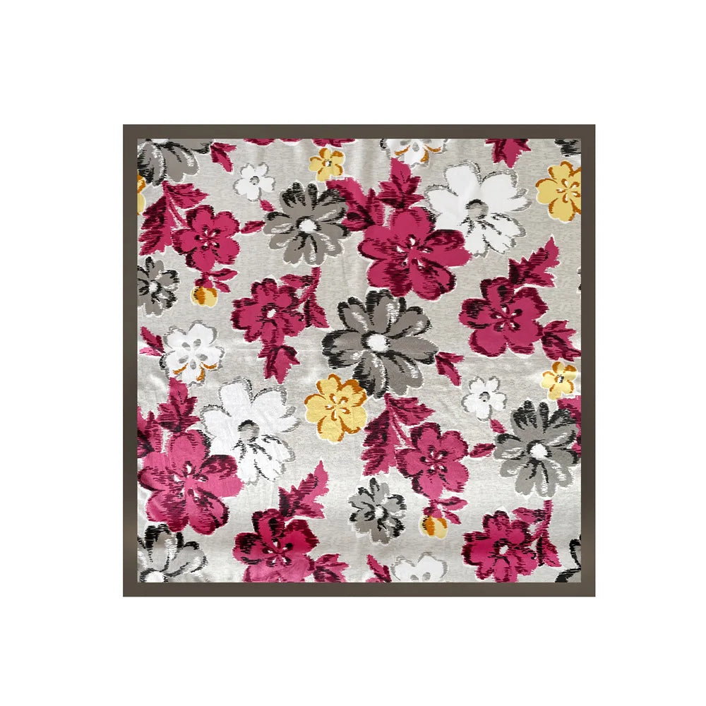 Foulard Carré Satin Graphique · Scarf — 90×90