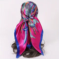 Foulard Carré Satin Graphique · Scarf — 90×90